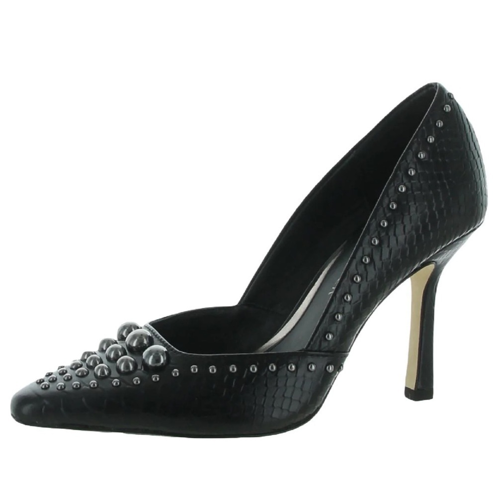 Donald J. Plainer Polasp Studded Pointed Toe Heels Shoes